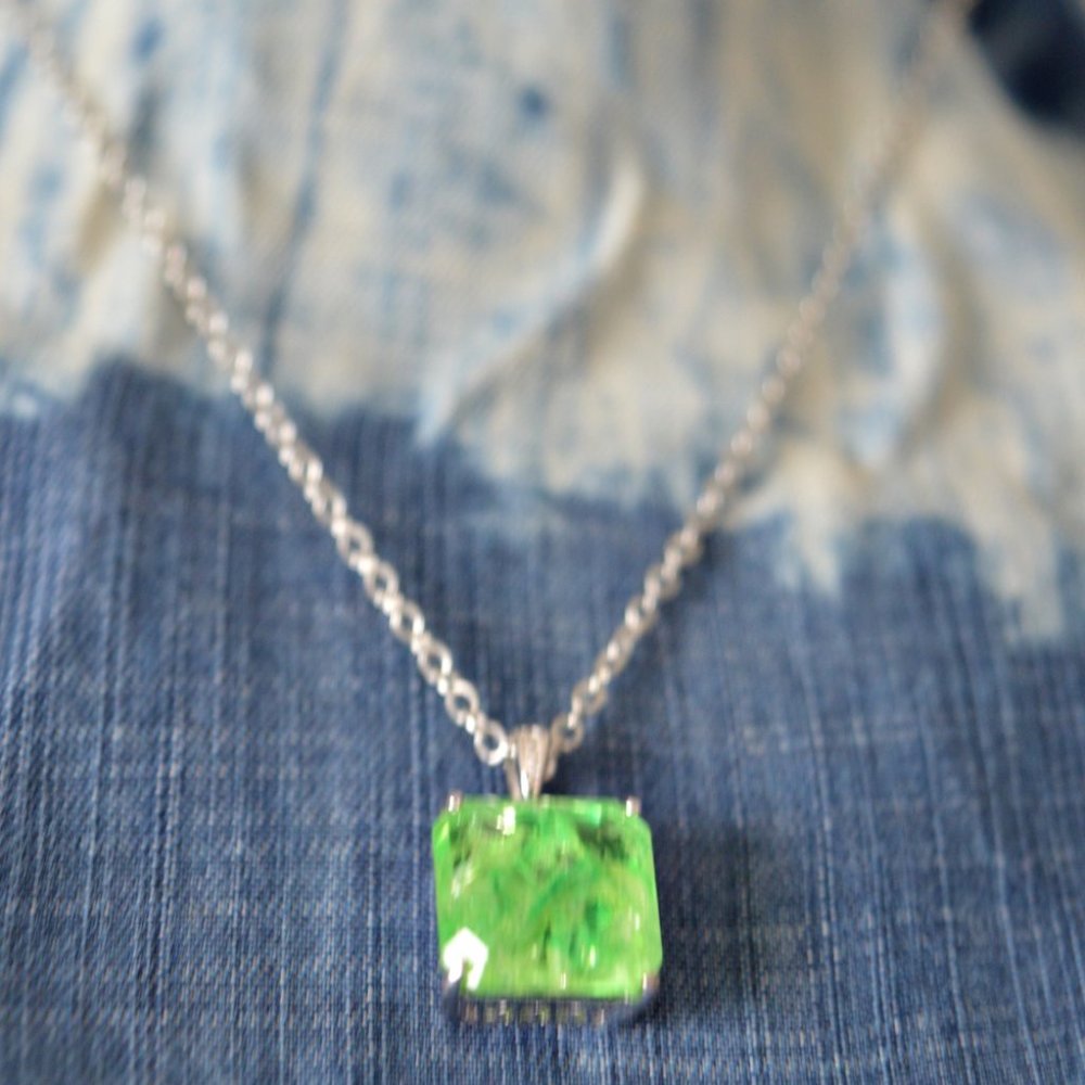 Emerald Square Shape Translucent 9.35 Carat 12mm … - image 6